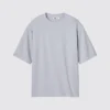 T-shirt oversize unisex in cotone AIRism | Maniche a tre quarti T-shirt oversize unisex in cotone AIRism | Maniche a tre quarti