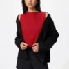 T-shirt senza maniche da donna con collo a barchetta e arricciature T-shirt senza maniche da donna con collo a barchetta e arricciature
