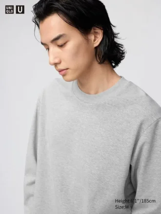 T-shirt unisex a righe in cotone AIRism