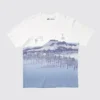 T-shirt unisex blu con motivo Ukiyo-E UT T-shirt unisex blu con motivo Ukiyo-E UT