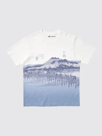 t shirt unisex blu con motivo ukiyo e ut 2 2 330x440 - T-shirt unisex blu con motivo Ukiyo-E UT