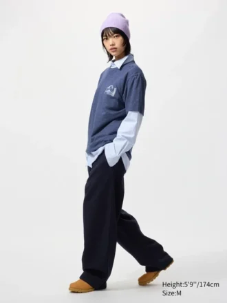 T-shirt unisex blu con motivo Ukiyo-E UT