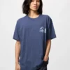 T-shirt unisex blu con motivo Ukiyo-E UT T-shirt unisex blu con motivo Ukiyo-E UT