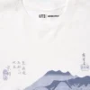 T-shirt unisex blu con motivo Ukiyo-E UT T-shirt unisex blu con motivo Ukiyo-E UT