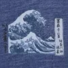 T-shirt unisex blu con motivo Ukiyo-E UT T-shirt unisex blu con motivo Ukiyo-E UT