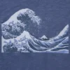 T-shirt unisex blu con motivo Ukiyo-E UT T-shirt unisex blu con motivo Ukiyo-E UT