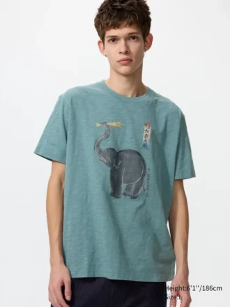 T-shirt unisex con animali Ukiyo-E UT