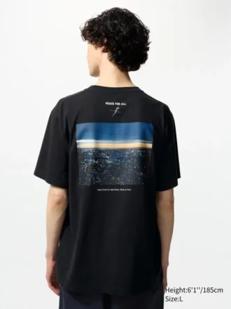 T-shirt unisex con grafica “Peace for All” | Koji Yakusho