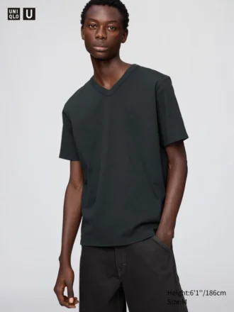 T-shirt unisex con scollo a V