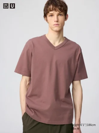 T-shirt unisex con scollo a V