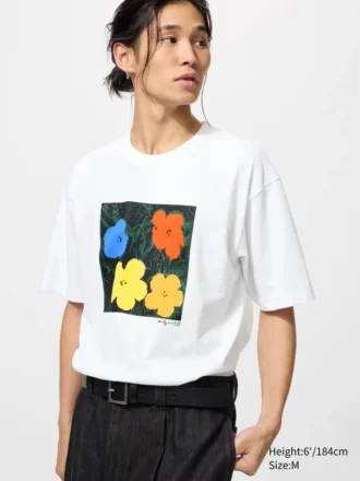 T-shirt unisex con stampa grafica Ny Pop Art | Andy Warhol