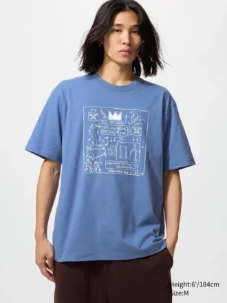 T-shirt unisex con stampa grafica Ny Pop Art | Jean-Michel Basquiat