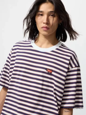 T-shirt unisex con stampa grafica Ny Pop Art | Keith Haring