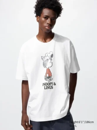 T-shirt unisex con stampa grafica Peanuts