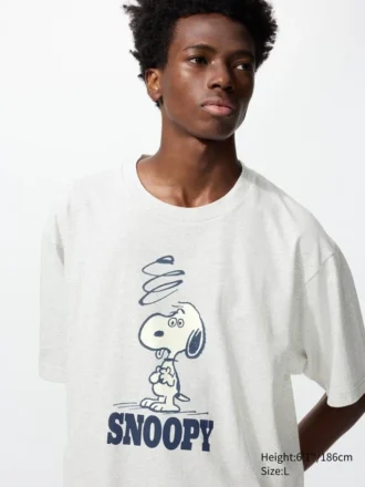 T-shirt unisex con stampa grafica Peanuts
