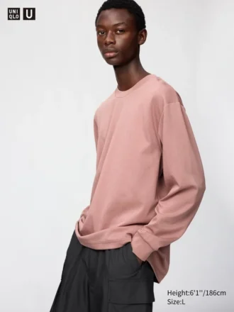 T-shirt unisex in cotone AIRism | Maglie a manica lunga