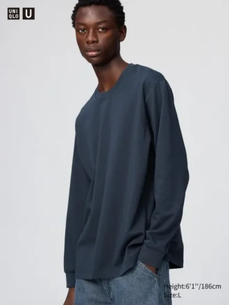 T-shirt unisex in cotone AIRism | Maglie a manica lunga