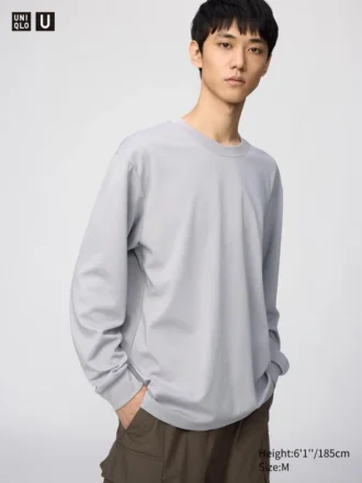 T-shirt unisex in cotone AIRism | Maglie a manica lunga