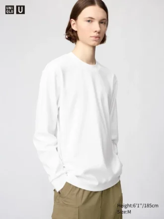 T-shirt unisex in cotone AIRism | Maglie a manica lunga
