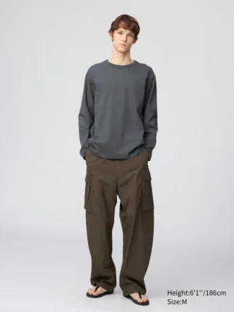 T-shirt unisex in cotone lavato | Maglie a manica lunga