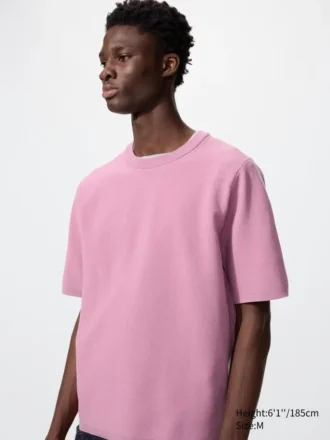 T-shirt unisex lavabile in maglia a coste Milano