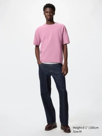 T-shirt unisex lavabile in maglia a coste Milano
