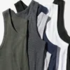 Top a costine Dry Color da uomo Top a costine Dry Color da uomo