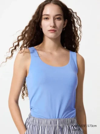 Top a reggiseno AIRism da donna