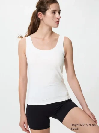 Top a reggiseno AIRism da donna