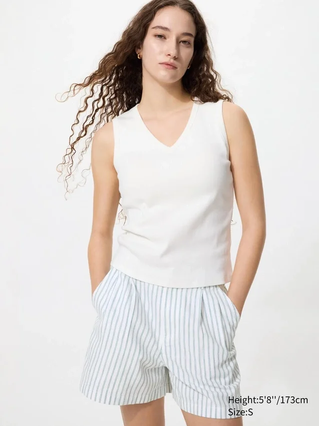 Top a reggiseno con scollo a V da donna Top a reggiseno con scollo a V da donna