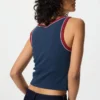 Top a reggiseno corto a costine da donna | Ringer Top a reggiseno corto a costine da donna | Ringer