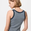 Top da donna a costine morbide | A righe Top da donna a costine morbide | A righe