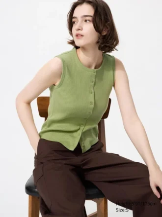 Top da donna con apertura frontale Top da donna con apertura frontale