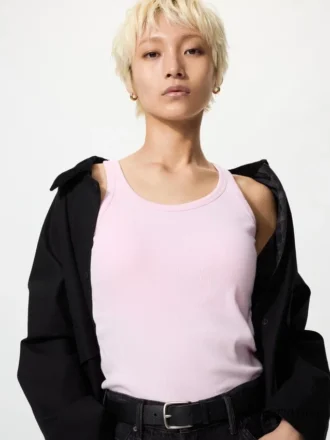 Top reggiseno con scollo a vogatore da donna