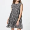 Vestito a balze in cotone leggero da donna | Stampa