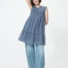 Vestito a balze in cotone leggero da donna | Stampa