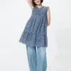 Vestito a balze in cotone leggero da donna | Stampa
