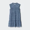 Vestito a balze in cotone leggero da donna | Stampa