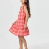 Vestito a canotta per bambina | A quadri