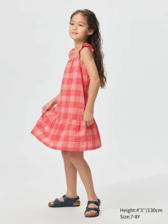Vestito a canotta per bambina | A quadri