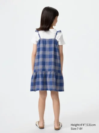 Vestito a canotta per bambina | A quadri