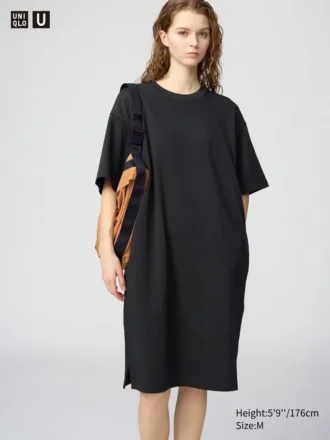 Vestito comodo da donna in cotone AIRism