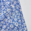 Vestito corto da donna con stampa, scollo a V e maniche a manica lunga