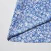 Vestito corto da donna con stampa, scollo a V e maniche a manica lunga