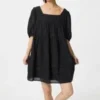 Vestito da donna in cotone dobby Vestito da donna in cotone dobby