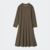 Vestito da donna in jersey spazzolato
