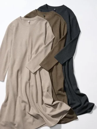 Vestito da donna in jersey spazzolato