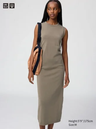 Vestito da donna in maglia di cotone 3D Knit