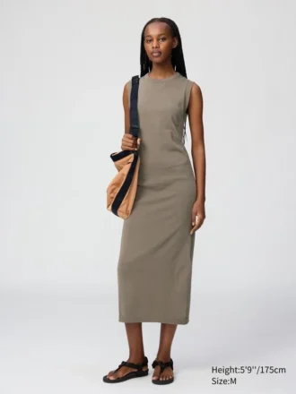 Vestito da donna in maglia di cotone 3D Knit
