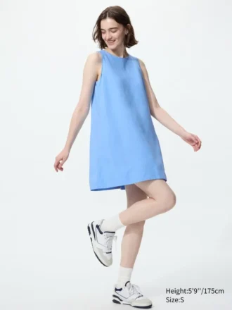 Vestito da donna in misto lino